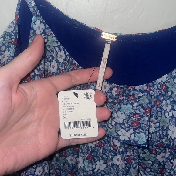 NWT Free People Ruffle Tiered Maxi Dress M - Picture 5 of 7